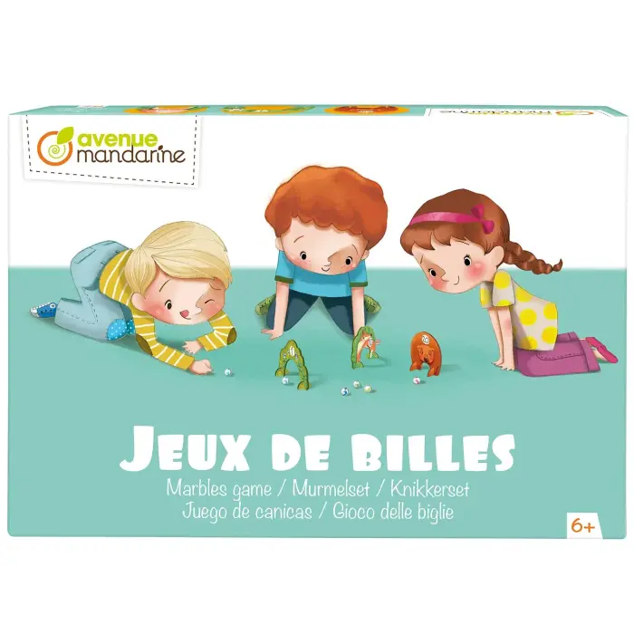 Coffret jeux de billes - Bleu