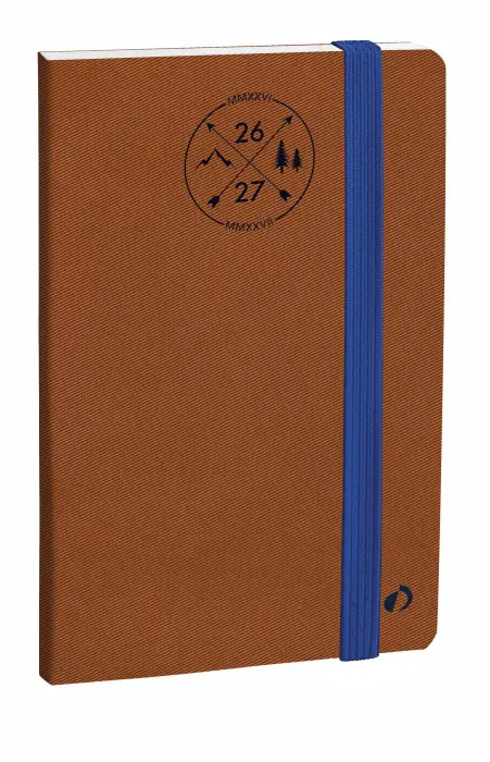 Quo Vadis - Agenda 16 mois - 2026-2027 - Affaires SD - Semainier Planning - Multilingue - Everest - 16 mois de septembre à décembre - 10x15 cm - Papier Clairefontaine blanc - Noisette