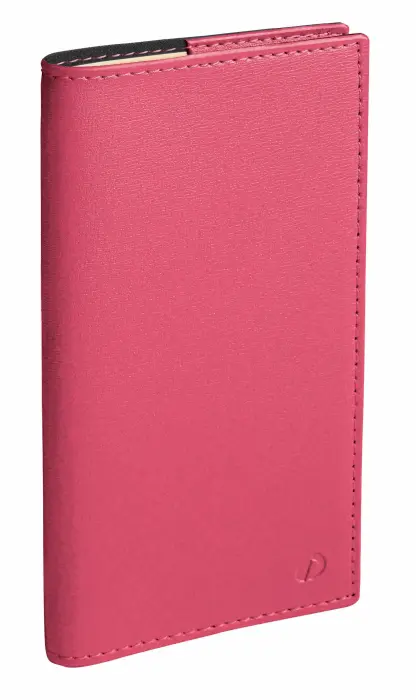 Quo Vadis - Agenda année scolaire - Spiralé - 2026-2027 - Italsept S Prestige - Semainier Horizontal - Français - Soho - 13 mois de août à août - 8,8x17 cm - Papier Clairefontaine ivoire - Rose