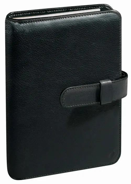 Quo Vadis - Organiseur - 2026-2027 - Timer 21 Prestige - Semainier Planning - Français - Montebello - 16 mois de septembre à décembre - 15x21 cm - Cuir pleine fleur de vachette - Noir