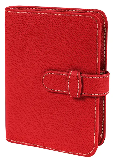 Quo Vadis - Organiseur - 2026-2027 - Timer 17 Prestige - Semainier Planning - Français - Club - 16 mois de septembre à décembre - 10x17 cm - Papier Clairefontaine ivoire - Rouge Cerise 1