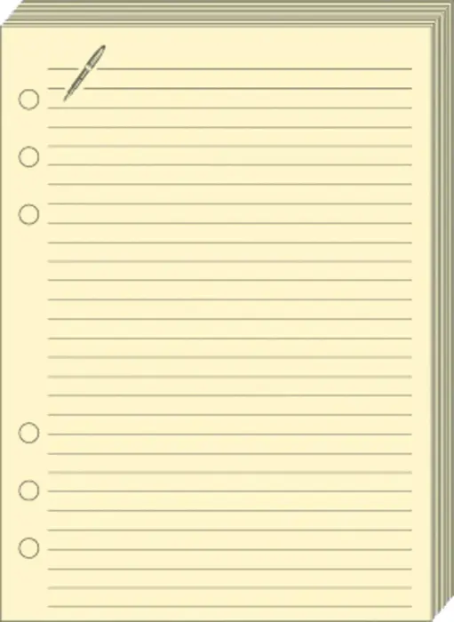 Quo Vadis - Recharge Organiseur - FICHES NOTES T21 Ivoire - 15x21 cm - Papier Clairefontaine ivoire