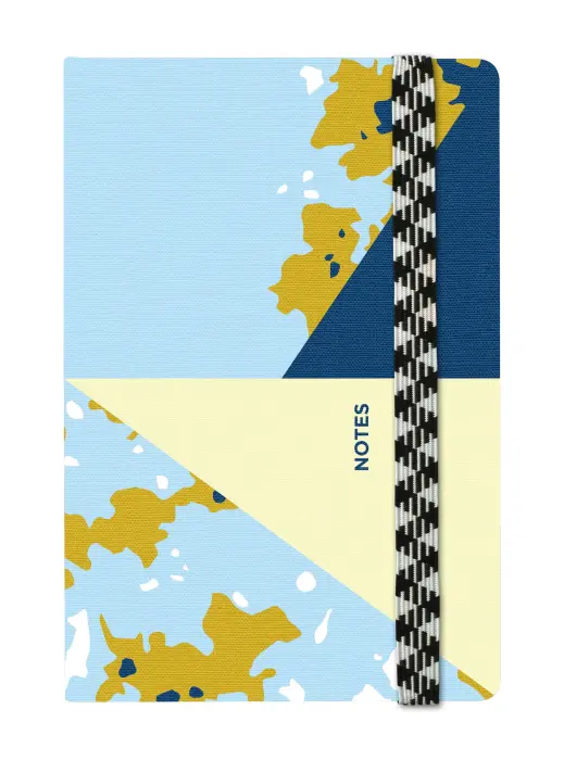 Quo Vadis - Carnet de notes - Papier Tigre - Pages Points (dots) - 10x15 cm - Papier Clairefontaine blanc - Toile (effet tissé) - Atlas - PROMO