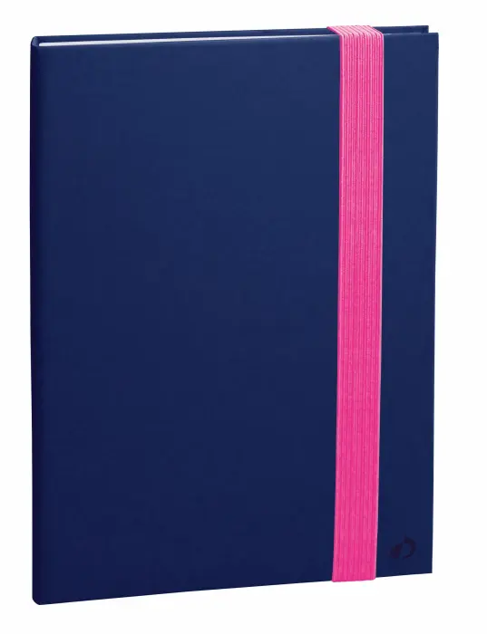 Quo Vadis - Carnet de notes - Rio - Pages Points (dots) et lignées - 15x21 cm - Papier Clairefontaine blanc - Bleu