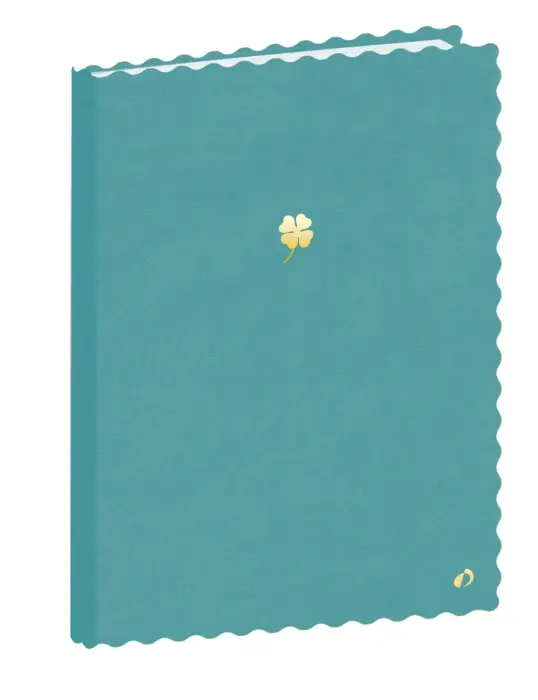 Quo Vadis - Carnet de notes - Festy - Pages Lignées - 15x21 cm - Papier Clairefontaine blanc - Vert céladon