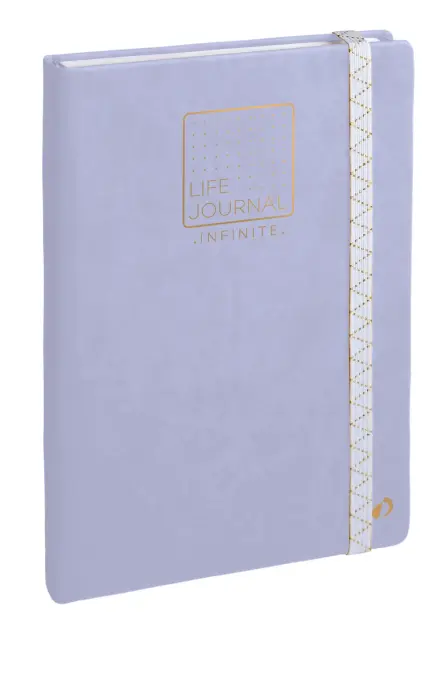 Quo Vadis - Agenda perpétuel - Infinite - Français - Life Journal - Perpétuel - 15x21 cm - Papier Clairefontaine blanc - Violet - PROMO