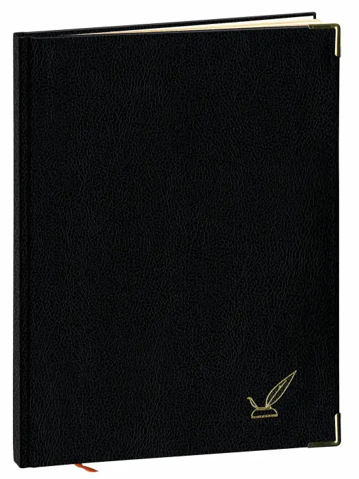 Quo Vadis - Livre d'or - 17x22 cm - Papier Clairefontaine ivoire - Noir