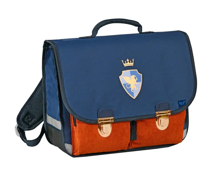 Quo Vadis - Cartable scolaire - Louise & Arthur - 38x30x14 cm - Toile (polyester)
