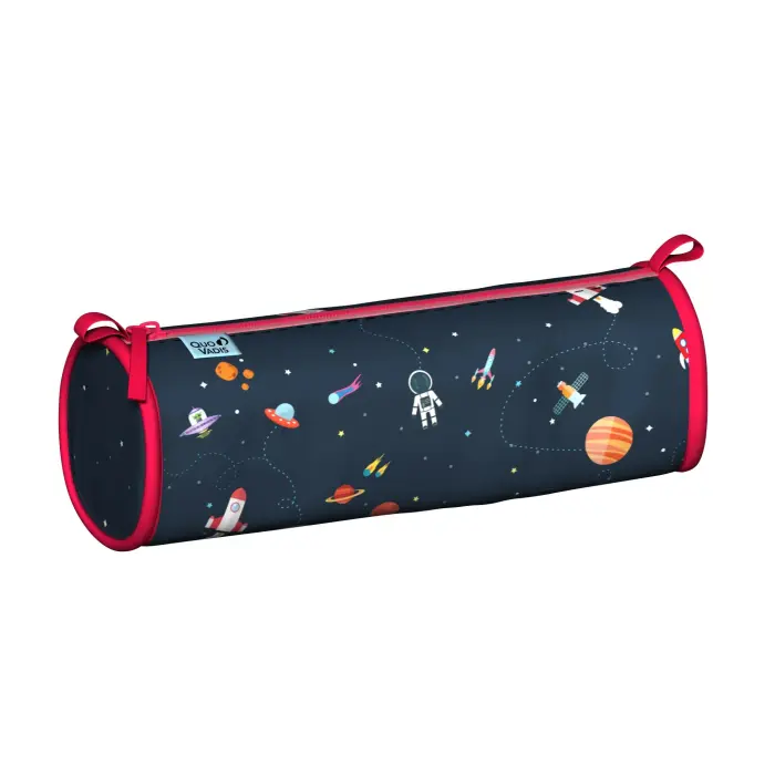 Quo Vadis - Trousse scolaire - Cosmos - 23x8x8 cm - Toile (polyester) - Espace - PROMO