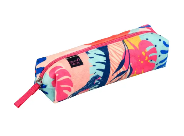 Quo Vadis - Trousse scolaire - Jungle spirit - 19x4,7x4,7 cm - Toile (polyester) - PROMO