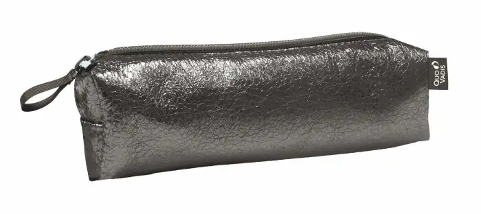 Quo Vadis - Trousse scolaire - Thelma - 19x4,7x4,7 cm - Toile (polyester) - Gris - PROMO