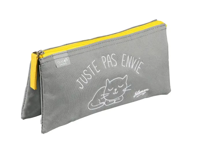 Quo Vadis - Trousse scolaire - Shaman - 22,5x11x6 cm - Toile (polyester) - PROMO