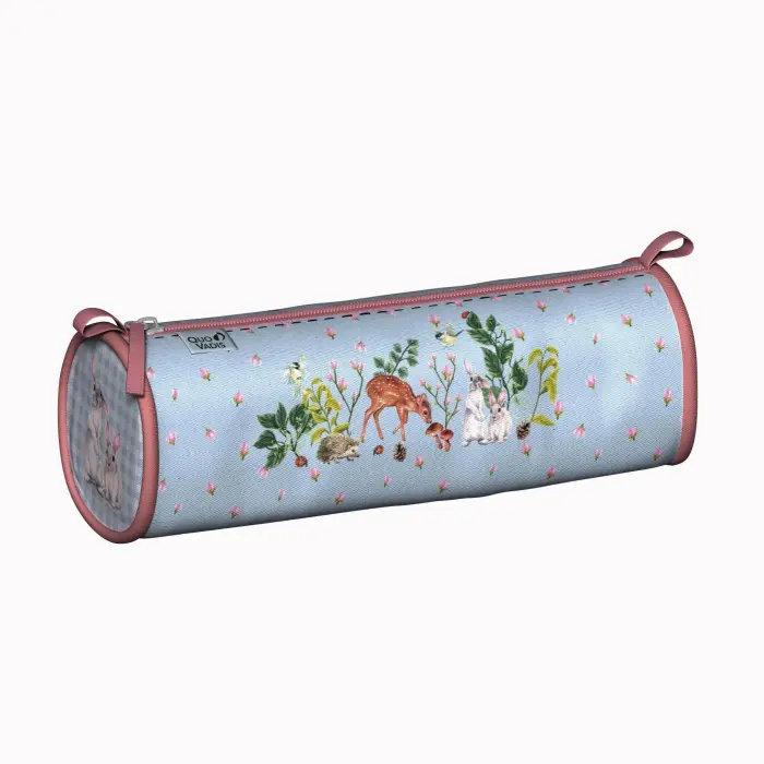 Quo Vadis - Trousse scolaire - Animascot - 23x8x8 cm - Toile (polyester) - PROMO