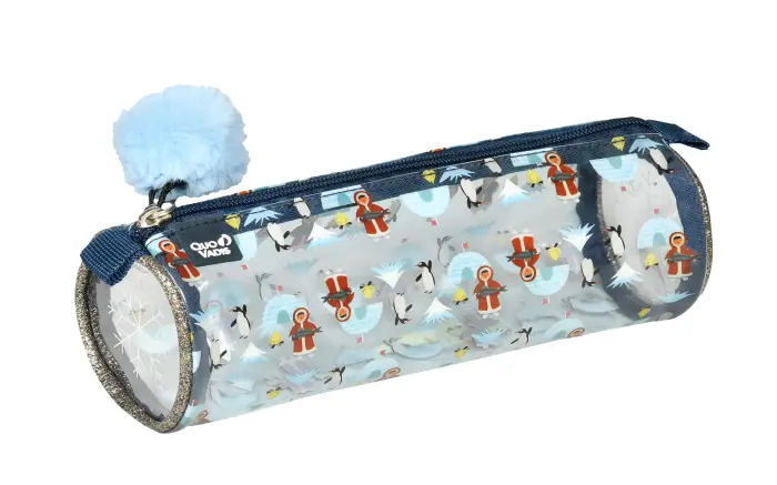 Quo Vadis - Trousse scolaire - Louise & Arthur - 23x8x8 cm - Inuit - PROMO