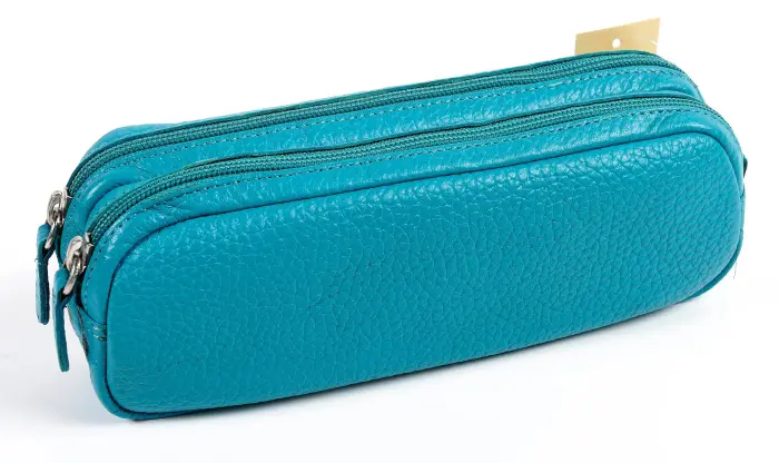 Quo Vadis - Trousse - Goya - 21x6x7 cm - Cuir pleine fleur de vachette