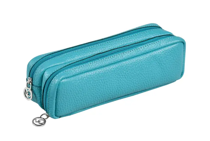Quo Vadis - Trousse - Goya - 21x6x7 cm - Cuir pleine fleur de vachette