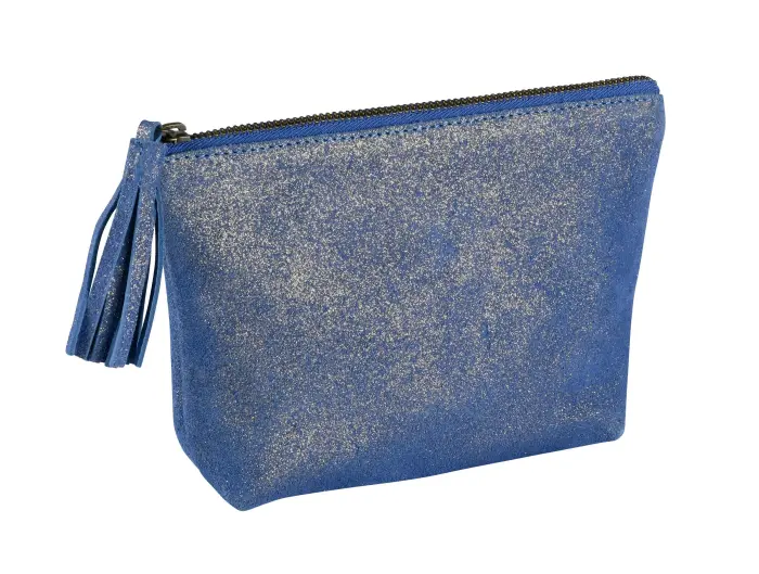 Quo Vadis - Trousse - Julo - 18x15 cm - Cuir de vachette suédé