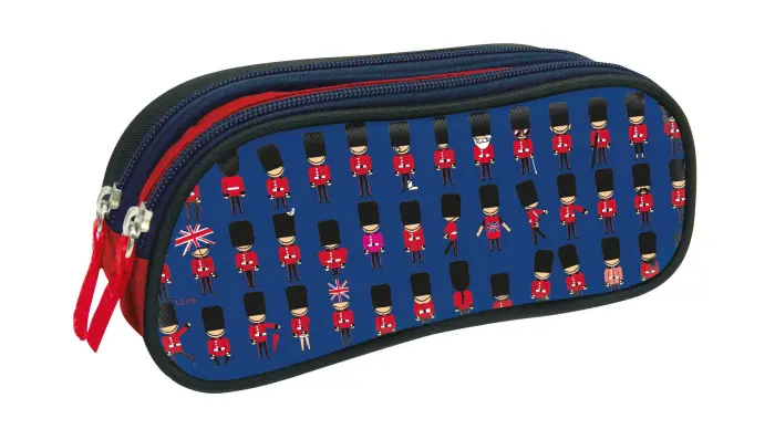 Quo Vadis - Trousse scolaire - Cities - Toile (polyester) - PROMO