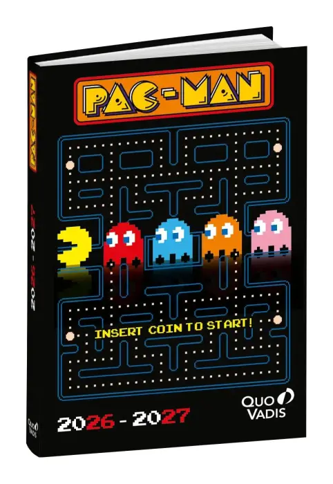 Quo Vadis - Trousse scolaire - Pac man - Toile (polyester)