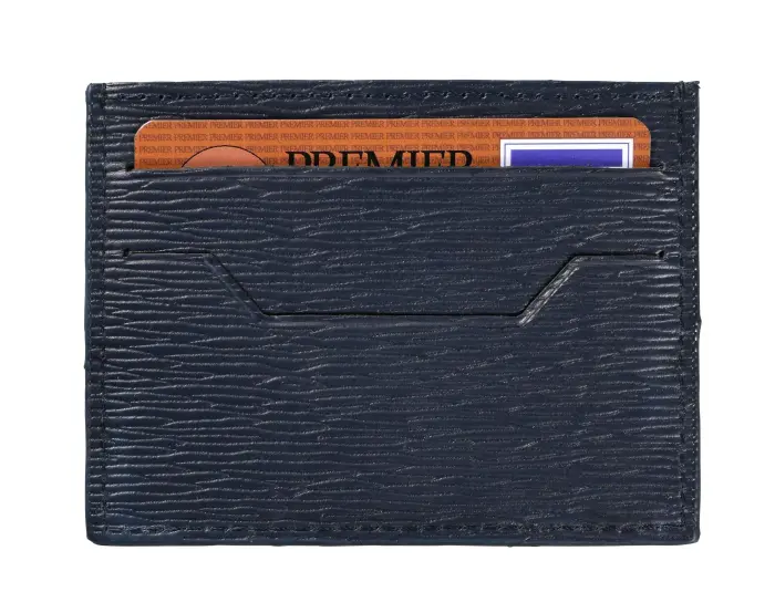 Quo Vadis - Porte-carte - Eaton - 10x8,5 cm - Cuir pleine fleur de vachette - PROMO