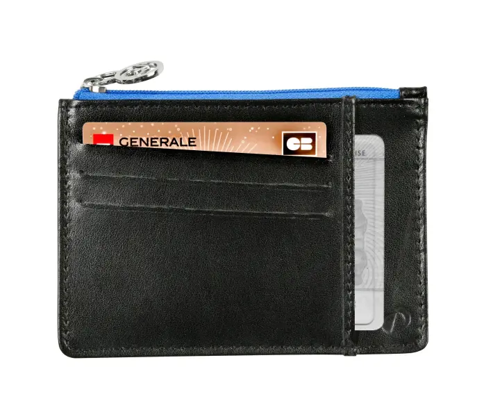 Quo Vadis - Porte-cartes/porte-monnaie - Holi - 13,2x9,5x0,2 cm - Cuir pleine fleur de vachette