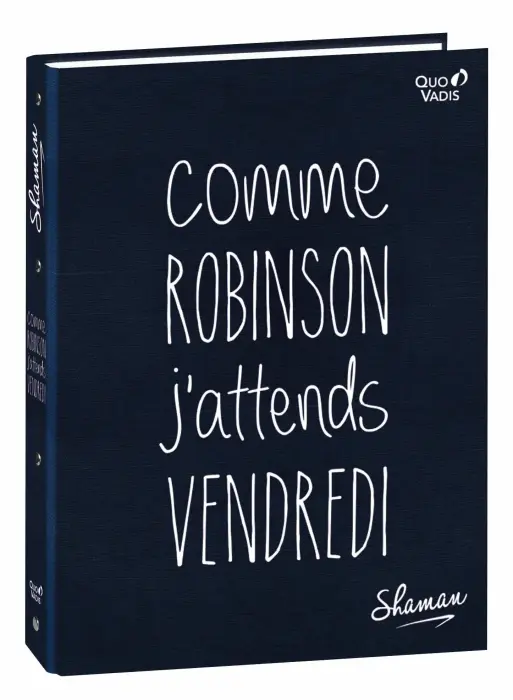 Quo Vadis - Classeur 4 anneaux - Shaman - 26x32 cm - Blanc - PROMO