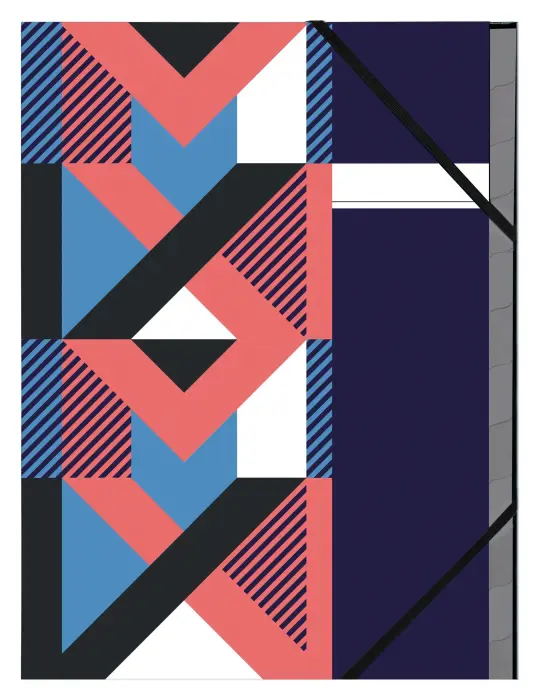 Quo Vadis - Chemise trieur - Papier Tigre - 24x33 cm - Chevron - PROMO