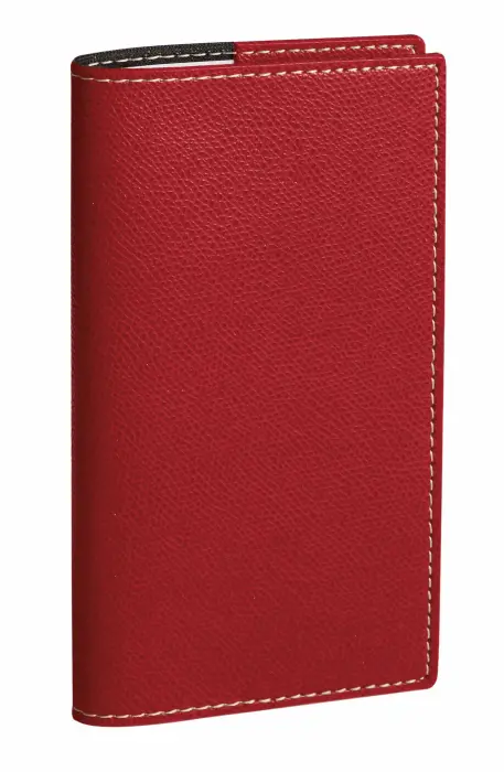 Quo Vadis - Porte-cartes de visite - Club - 12x21 cm - Rouge Cerise 1