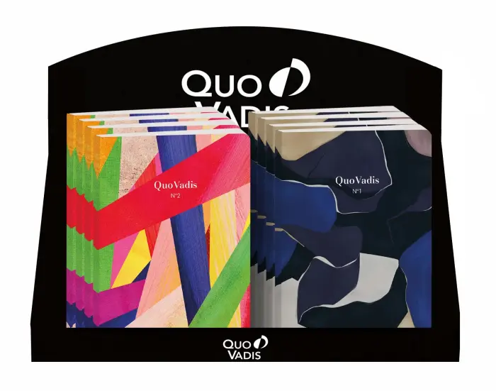 Quo Vadis - Pres carnets iconique 128p par 20 - Iconique - 38x16x29 cm