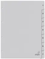 kangaro Intercalaire carton ECO, chiffres 1-7, 7 pièces