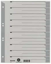 LEITZ Intercalaires, format A4 extra large, en carton solide
