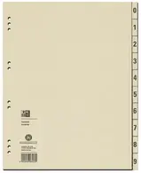 Oxford Intercalaires, 240 x 300 mm, imprimé 2 faces, chamois