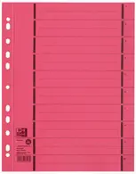 Oxford Intercalaire avec perforation, A4 extra large, rouge