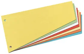 herlitz Intercalaires, trapézoidal, carte lustrée, jaune
