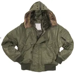 VESTE DE VOL US N2B BASIC OLIVE