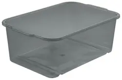 keeeper Bac de rangement "wilma", gris transparent