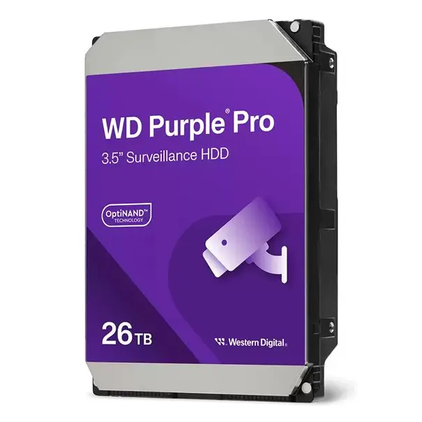 WD HD3.5" SATA3 26TB WD260PURP / Surveillance (Di)