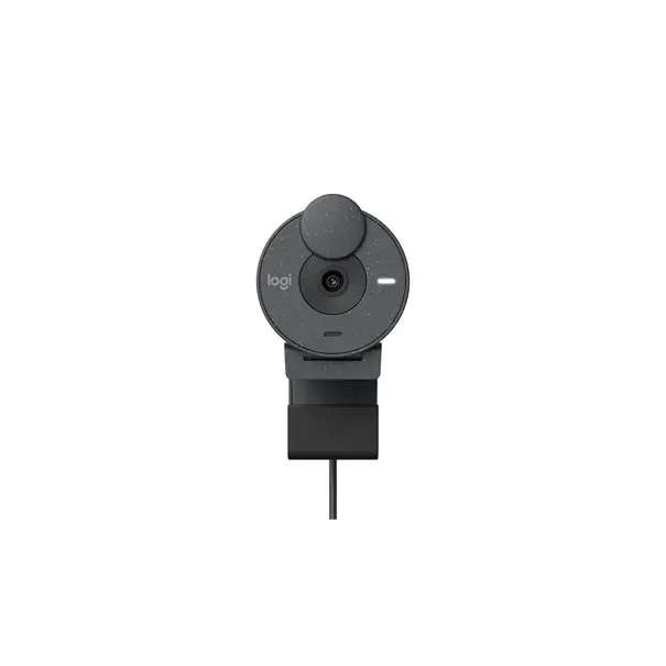 Logitech Webcam BRIO  305, Full-HD 1080p, USB-C, graphite Integrierte Abdeckblende, inkl. Montageclip