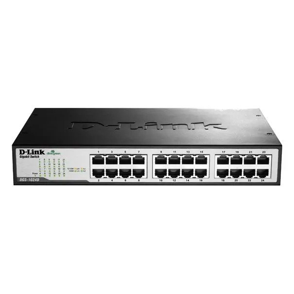 D-Link Switch DGS-1024D 24xGBit 19" Unmanaged
