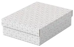Esselte Boîte de rangement & cadeau Home S, set de 3, blanc
