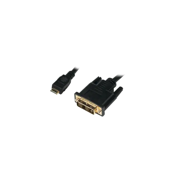 Kabel DVI <=> Mini-HDMI 2m St/St black