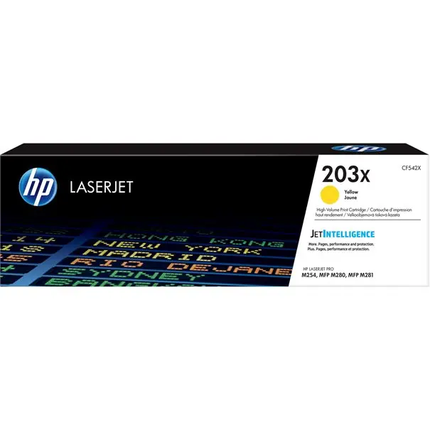 Toner HP 203X / CF542X Yellow