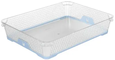 keeeper Corbeille de rangement "jonas", A5, PP, nordic-blue