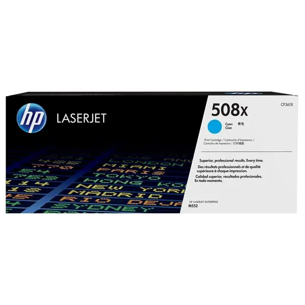 Toner HP 508X / CF361X Cyan