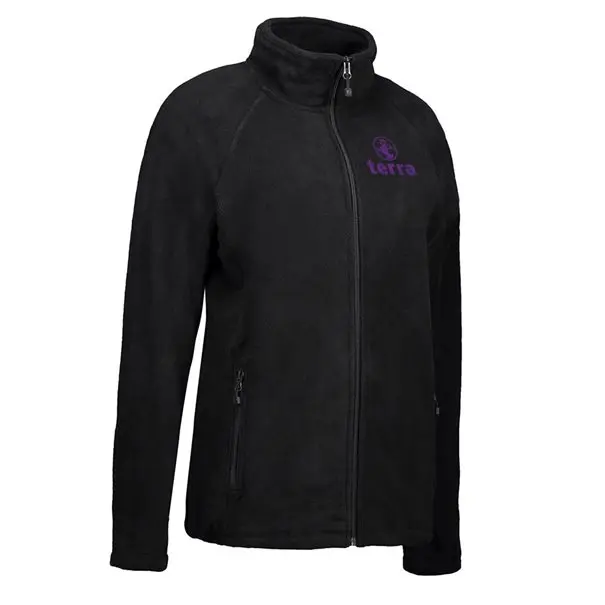 TERRA Fleece-Jacke (Damen) - Schwarz Gr.: 3XL (48)