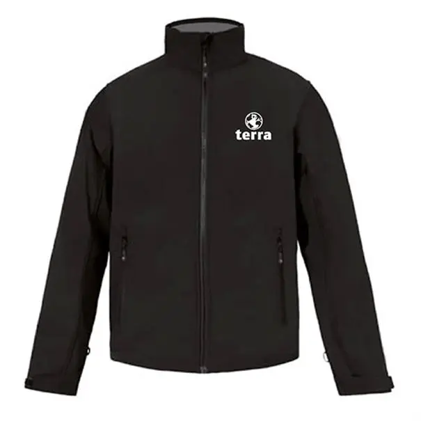 TERRA Softshell Jacke (Herren) - Schwarz Gr.: 3XL