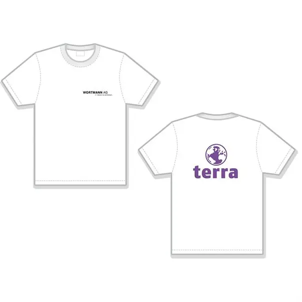 TERRA T-Shirt Blanc Taille L (Hommes)
