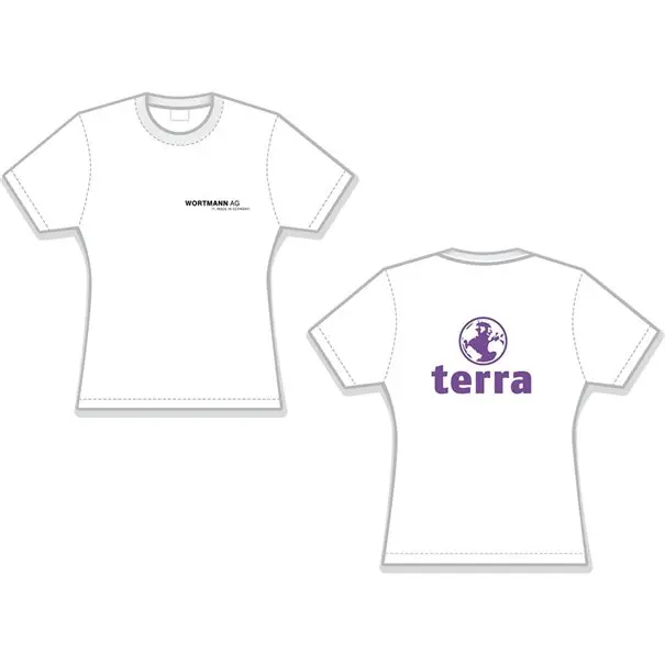 TERRA T-Shirt Blanc Taille XXL (Femmes)