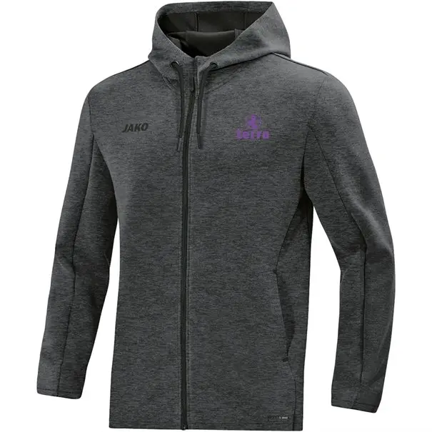 W TERRA Kapuzenjacke - 40 [DAMEN] anthrazit meliert
