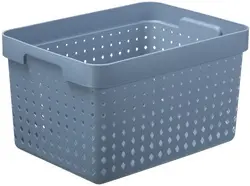 NHG Bac de rangement SEOUL BASKET L, PP, bleu